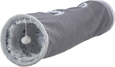 Trixie Spieltunnel Harvey Plüsch Grau 116 x 27 cm – Bild 1 von 5
