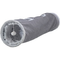 Produktbild von Trixie Spieltunnel Harvey Plüsch Grau 116 x 27 cm