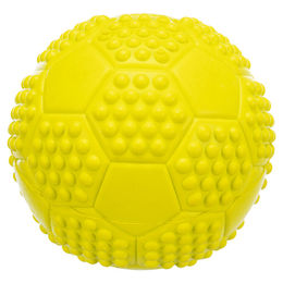 Produktbild von Trixie Sportball aus Naturkautschuk in Grün und Gelb - 7 cm
