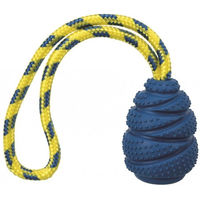 Produktbild von Trixie Sporting Jumper am Seil Hundespielzeug aus Naturgummi bunt 7 x 25 cm
