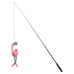Produktbild von Trixie Teleskop-Spielangel Flamingo aus Fiberglas in Rosa