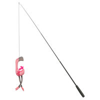 Produktbild von Trixie Teleskop-Spielangel Flamingo aus Fiberglas in Rosa