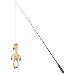 Produktbild von Trixie Teleskop-Spielangel Giraffe aus Fiberglas in Beige