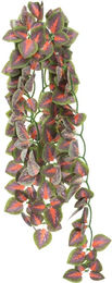 Trixie Terrariendekoration 4er-Set Kunstpflanzen Liane Folium Seidenperillae aus Kunststoff in Bunt, Lila und Grün – Bild 1 von 2