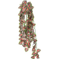 Produktbild von Trixie Terrariendekoration 4er-Set Kunstpflanzen Liane Folium Seidenperillae aus Kunststoff in Bunt, Lila und Grün