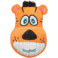 Produktbild von TRIXIE Tiger Hundespielzeug aus Plüsch und TPR mit Quietschefunktion für alle Altersstufen und Größen in Orange