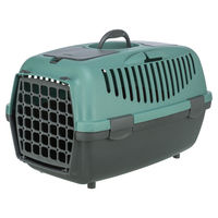 Produktbild von Trixie Transportbox Capri 2 Kunststoff Dunkelgrau/Petrol Größe XS-S 37 x 34 x 55 cm