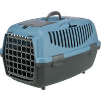 Produktbild von Trixie Transportbox Capri 3 für kleine Hunde und Katzen dunkelgrau/blau 61x40x38 cm