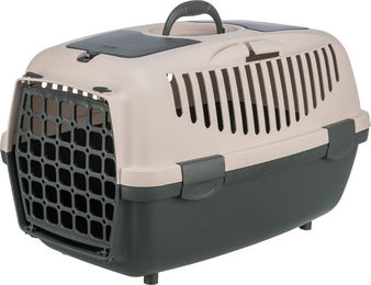 Trixie Transportbox Capri für kleine Hunde und Katzen in Dunkelgrau/Blush – Bild 1 von 5