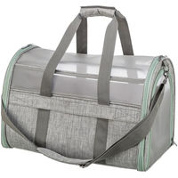 Produktbild von Trixie Transportbox Dillon für kleine Hunde in Grau/Grün aus Polyester