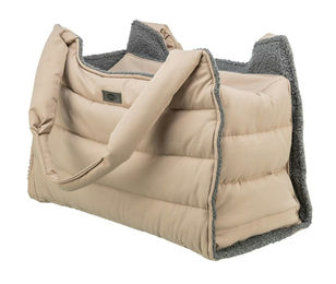 Trixie Transportbox Gina für kleine Rassen aus Polyester in Rosa und Beige, 42 x 30 x 22 cm – Bild 1 von 8