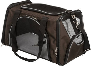 TRIXIE Transportbox Joe für kleine Hunde, braun, Polyester – Bild 1 von 13