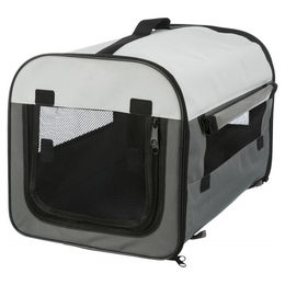 Trixie Transportbox Mini aus Polyester in Grau Schwarz – Bild 1 von 13
