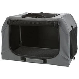 Trixie Transportbox Mobile Kennel Easy für kleine Hunde Grau XS aus Polyester – Bild 1 von 10