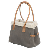 Produktbild von Trixie Transportbox Rachel für kleine Hunde in Grau und Beige aus Polyester