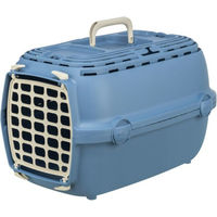Produktbild von Trixie Transportbox Relax XS für kleine Hunde aus Kunststoff in Blau 32 x 30 x 48 cm