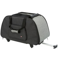 Produktbild von Trixie Transportbox Tragetasche aus Nylon für mittlere Hunderassen in Schwarz Grau