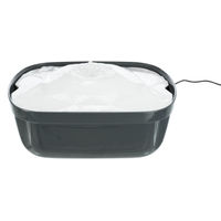 Produktbild von Trixie Trinkbrunnen für Hunde und Katzen aus Kunststoff Grau 2,5 L