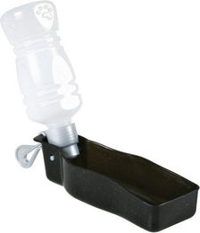 Trixie Trinkflasche mit Trinknapf aus Kunststoff transparent 250 ml - 250 ml – Bild 1 von 3