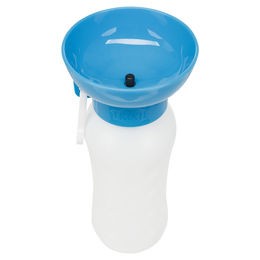 Trixie Trinkflasche mit Wassernapf aus Kunststoff in bunt - 0,55 l – Bild 1 von 2