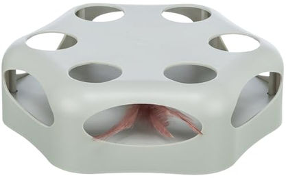 Trixie Turning Feather Katzenspielzeug aus Kunststoff Grau - 1 Stk. – Bild 1 von 13