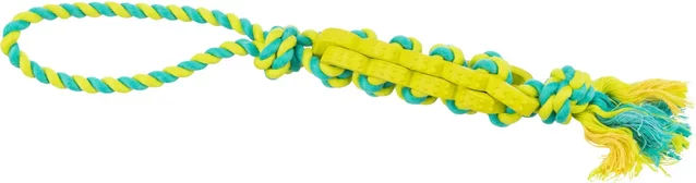 Trixie Twisted Stick Kauspielzeug für Hunde aus Naturkautschuk in Grün Bunt – Bild 1 von 1