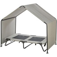 Produktbild von Trixie Überdachung für Hundeliege beige/schwarz 110 x 100 x 70 cm
