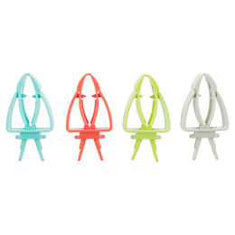 Trixie Universal-Halter Set aus Kunststoff für Kleintier- und Vogelkäfige in bunten Farben 2 Stück – Bild 1 von 2