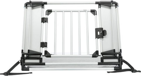 Trixie Universal-Heckgitter Hund Trennbarriere aus Aluminium Silber Schwarz Grau – Bild 1 von 12