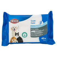 Produktbild von Trixie Universal-Pflegetücher für Katzen aus Naturmaterial in Blau - 40 Stk.