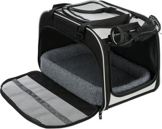 Trixie Valery Wohn- und Transporttasche für Katzen und Hunde aus Polyester in Schwarz/Grau – Bild 1 von 13