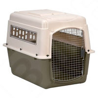 Produktbild von Trixie VARI Kennel Transportbox VI für große Rassen aus Kunststoff in Oliv/Beige IATA-konform