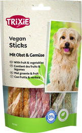 Produktbild von Trixie Vegan Sticks mit Obst und Gemüse ohne Zucker und tierisches Protein 6 x 100 g - 6 x 100 g