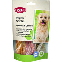Produktbild von Trixie Vegan Sticks mit Obst und Gemüse ohne Zucker und tierisches Protein 6 x 100 g - 6 x 100 g
