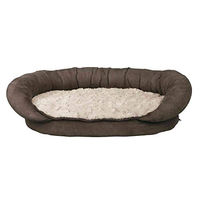 Produktbild von Trixie Vital Bett Fabiano Hundebett aus Plüsch Braun/Beige 95 x 67 cm