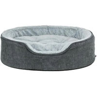 Produktbild von Trixie Vital Hundebett Lino Soft Grau aus Polyester zur Gelenkunterstützung