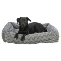 Produktbild von Trixie Vital Hundebett Loki grau aus recyceltem Polyester 50 x 35 cm