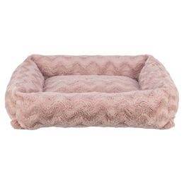 Trixie Vital Hundebett Loki Rosa aus recyceltem Polyester 50 x 35 cm – Bild 1 von 2