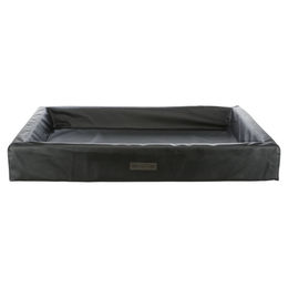 Trixie Vital Hundebett Remo aus Kunstleder schwarz 90 x 70 cm – Bild 1 von 9
