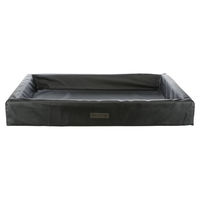 Produktbild von Trixie Vital Hundebett Remo aus Kunstleder schwarz 90 x 70 cm