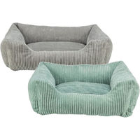 Produktbild von Trixie Vital Jonna Orthopädisches Hundebett mit Memory Schaum Grau 80 x 60 cm für Senior Hunde