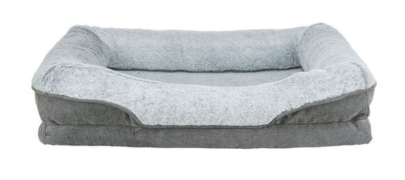 Trixie Vital Lino Hundebett mit Memory Foam orthopädisch grau 110 x 75 cm – Bild 1 von 7