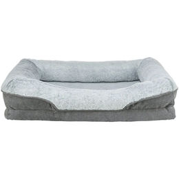 Trixie Vital Lino orthopädisches Hundebett mit Memory Schaum für Senior Hunde Grau 70 x 55 cm – Bild 1 von 4