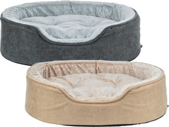 Trixie Vital Lino Soft Hundebett mit Memory Foam in Beige für kleine und mittlere Hunde – Bild 1 von 11