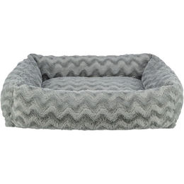 Trixie Vital Loki Orthopädisches Hundebett mit Memory Foam für kleine Hunde und Welpen Grau 65x50 cm – Bild 1 von 3