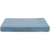 Produktbild von Trixie Vital Lonni Hundematratze quadratisch blau für erwachsene Hunde aus Polyester