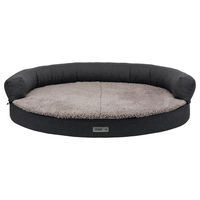 Produktbild von Trixie Vital Sofa Bendson orthopädisches Hundebett für Senioren dunkelgrau/hellgrau 75 x 60 cm