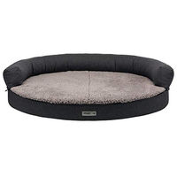 Produktbild von Trixie Vital Sofa Bendson orthopädisches Hundebett oval grau 100 x 80 cm - 100 cm