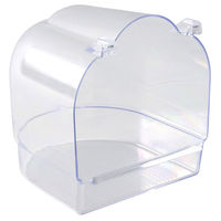 Produktbild von Trixie Vogelbad Badehaus halbrund transparent aus Kunststoff