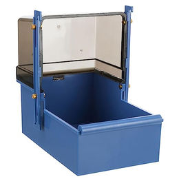 Trixie Vogelbad Tränke für Papageien aus Kunststoff in Blau Bunt – Bild 1 von 8